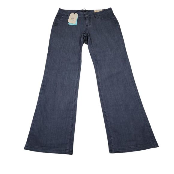 Prana Short Jada Mid Rise Bootcut Gray Stretch Women's Size 6 28 Organic Cotton - Picture 1 of 10